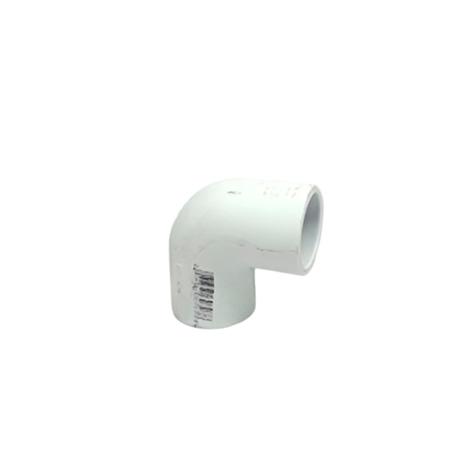 [78742] Codo pvc 3/4"x90 sin rosca pvc 02300 blanco