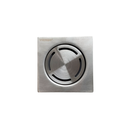 Desague baño metal 4"x4" vikingo push sd44pu