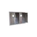 Lavatrasto submontar 32x19x20"2c h3219d ss de