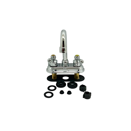 [125230] Llave lavatrasto 4" boxer 2-perilla cp nt1610-4