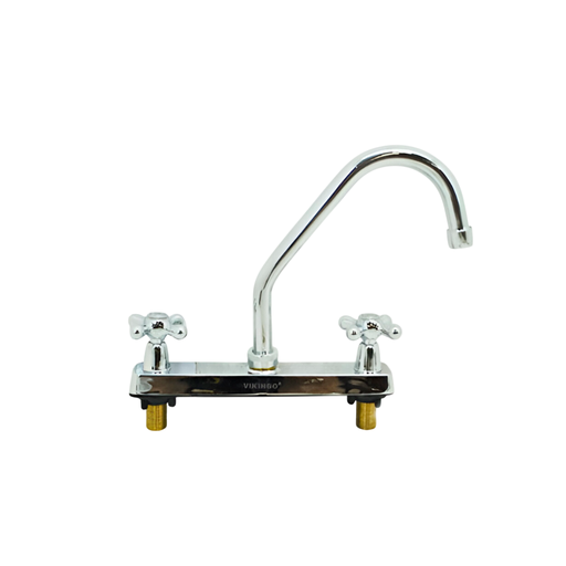 [62788] Llave lavatrasto 8" vikingo perilla/x cp kfc