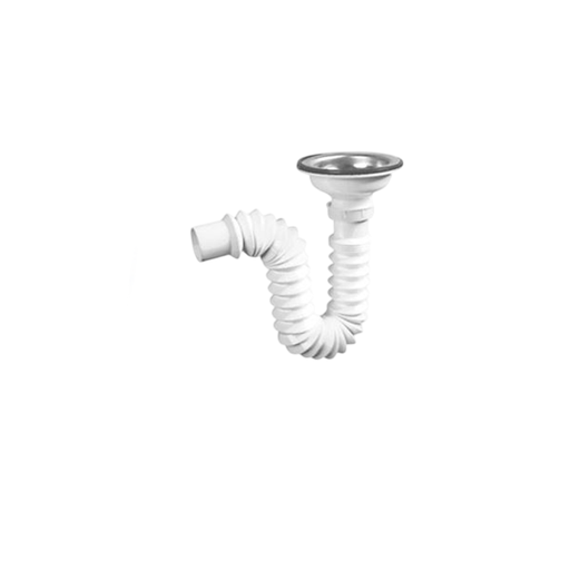 [64551] Sifon plastico 1.1/2" sencillo sin desague flex 3503c