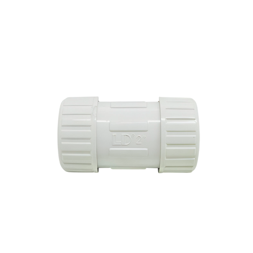 [54628] Union pvc 2" sin rosca ld-878 blanca