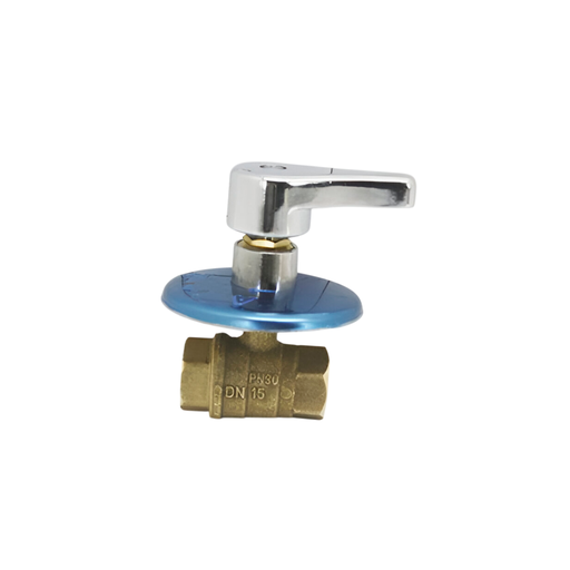 [15380] Valvula baño 1/2" itap balin con mango 138