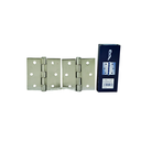 Bisagra becusa 3"x3" inoxidable con tornillos 31330 niquelado