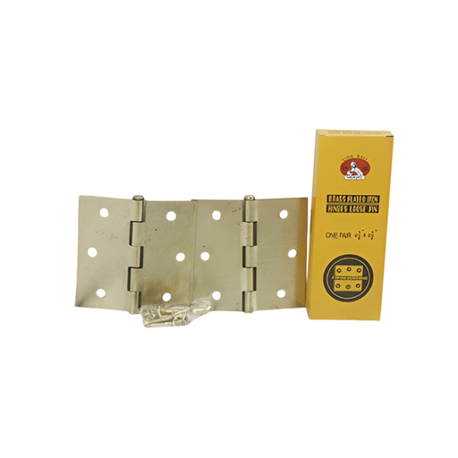 [147] Bisagra china 2.5"x2.5" con tornillos 6083-a dorada