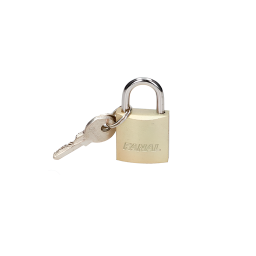 [112523] Candado fanal 25mm fh25-b dorado blister