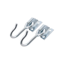 Gancho para hamaca con placa 2pc 75mm boxer nt13205