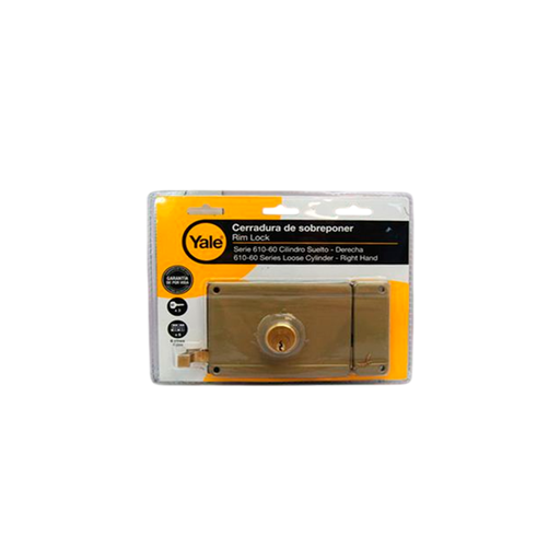 [42209] Llavin doble seguro yale der 610-60mm bg