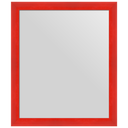 Espejo con marco 37x47 cm 2-pc1504-3798 rojo