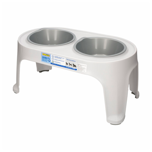 [145792] Plato para perro plastico 21.7x44.3 cm 3826 beige