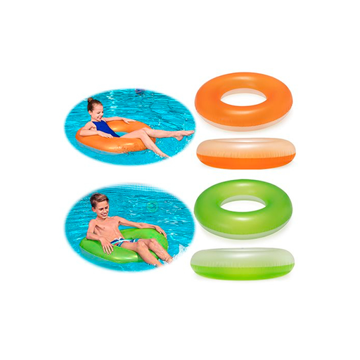 [45065] Flotador inflable redondo 36" diseño neon bestway 36025