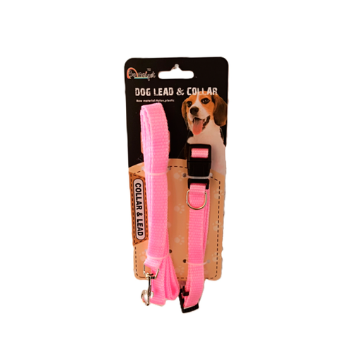 [87069] Correa/collar para perro 1.5m 2-pcl1604 varios colores