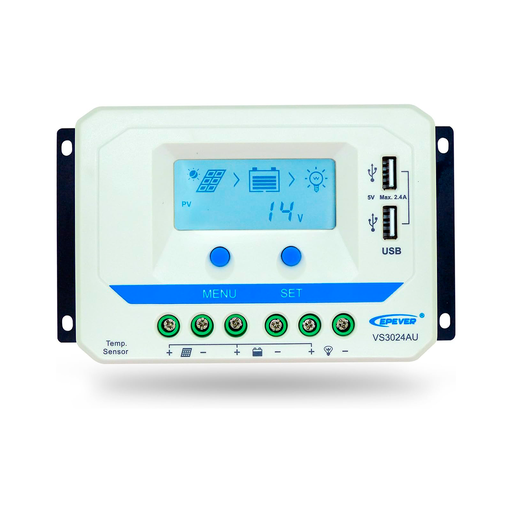 [113528] Regulador para panel solar 30a vs3024au