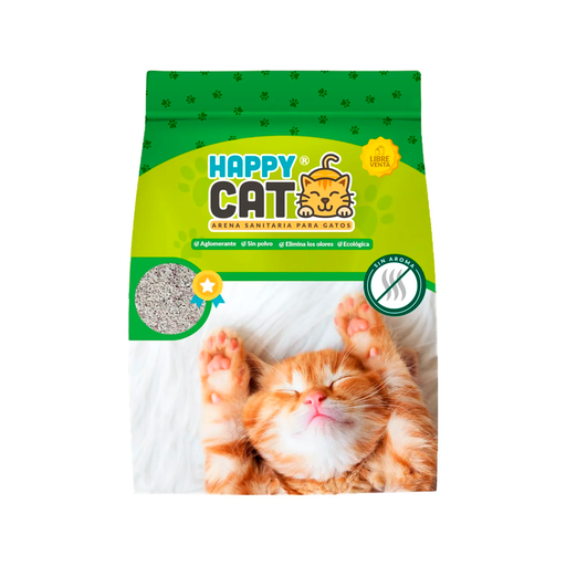 [129941] Arena para gato 10lb happy cat sin aroma