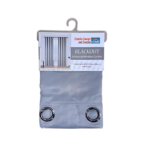 [134862] Cortina sala 54x90" 80% blackout gris