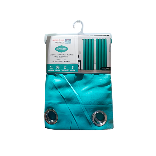 [134859] Cortina sala 54x90" 80% blackout verde