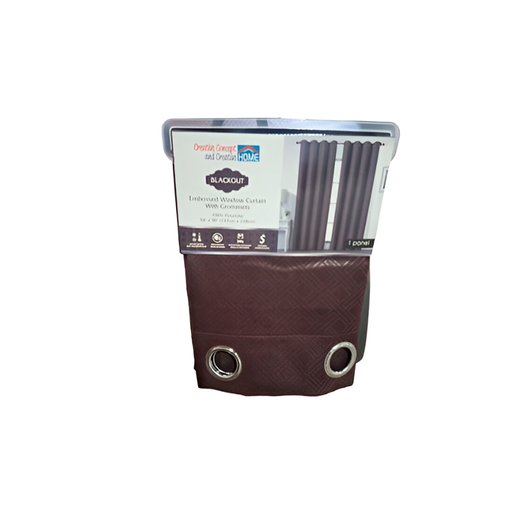 [134874] Cortina sala 54x90" 80% blackout cafe