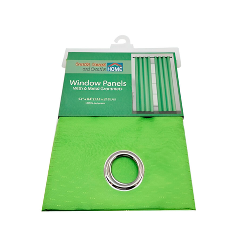 [134911] Cortina sala 52x84" d01010 verde