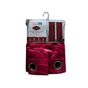 Cortina sala 54x90" 80% blackout burgundy
