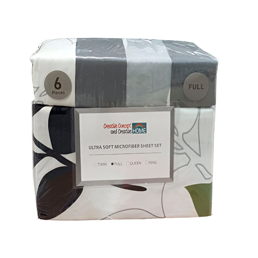 [133012] Sabanas full 6pc creative home nl17473f
