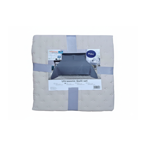 [146397] Colcha full 3pc creative home l22bd241bs