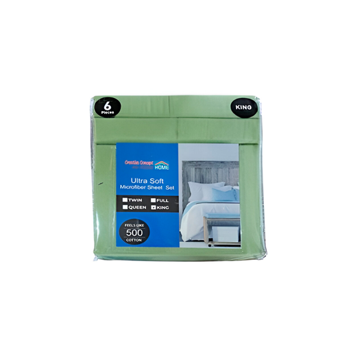 [146372] Sabanas king 4pc creative home 4bd169sk