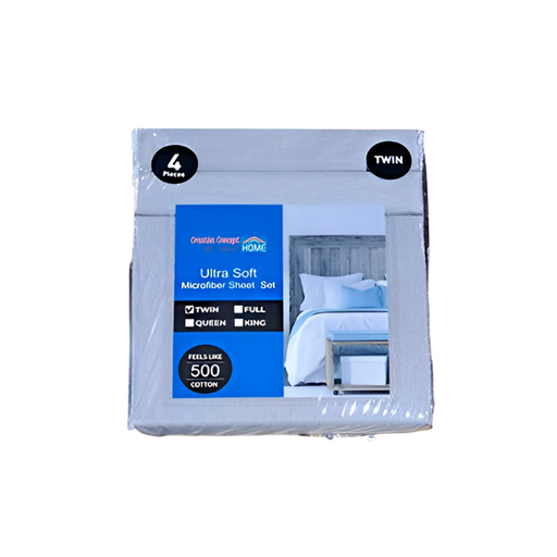 [146369] Sabanas twin 4pc creative home l4bd169st