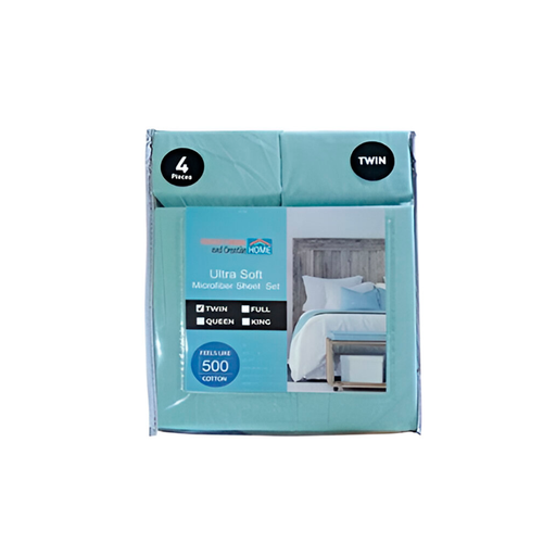 [146283] Sabanas twin 4pc creative home nl10276st