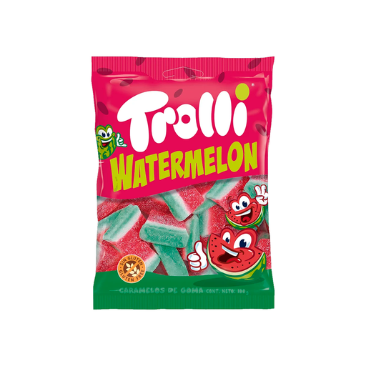 [147055] Dulce gomitas trolli 100g watermelon
