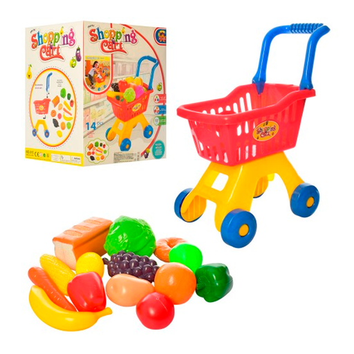 [93963] Juguete carretilla para compras 14pc jr25373