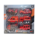Juguete carro bombero 6pc jd56071b