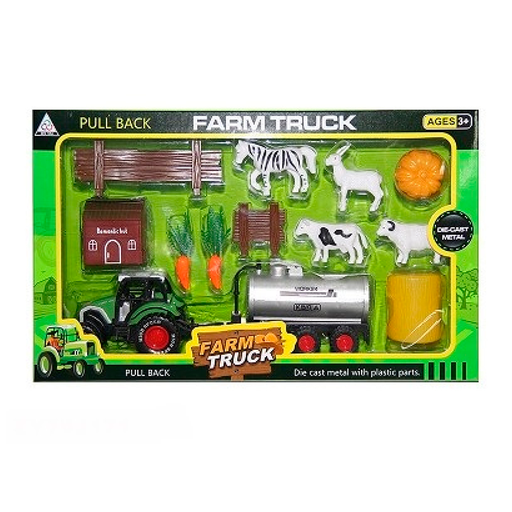 [128976] Juguete carro granja con animales 955-116