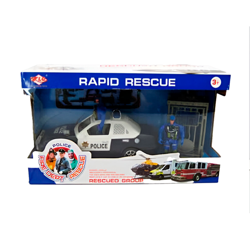 [93814] Juguete carro policia jq100288a/911-125b