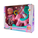 Juguete muñeca bebe 30cm con accesorios 2321220