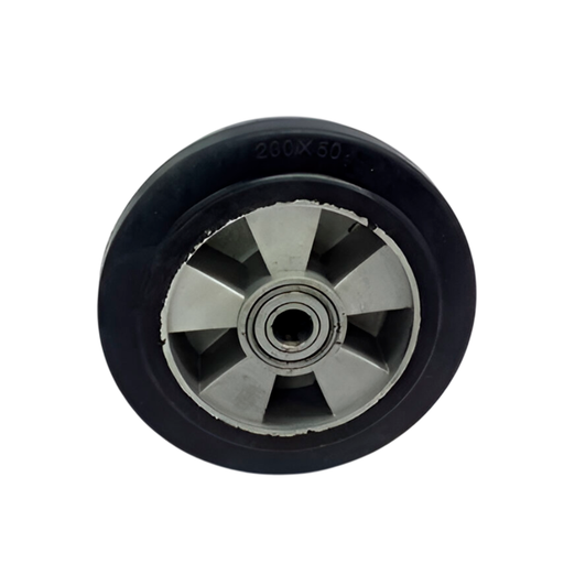 [99484] Rueda suelta hule 200mm 450kg werl200db1