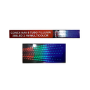 Conexión navideña 8led tipo lluvia multicolor lsh074