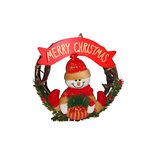 [76367] Corona navideña frosty 25cm 2-cs1503-808