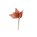 Flor navideña 17cm mh1146 rose gold