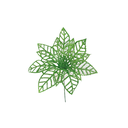 Flor navideña 19cm xh1462176gr verde
