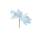 Flor navideña 23cm s23-17w blanco