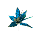 Flor navideña 23cm xh1463863 aqua