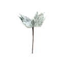 Flor navideña 23x35cm 2-lm1704-317 blanco