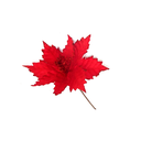 Flor navideña 24cm 2-cs2202-1443 rojo