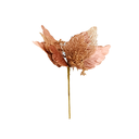 Flor navideña 25x31cm 2-lm1704-rose gold