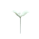 Flor navideña 27cm stsd2306 blanco
