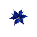 Flor navideña 29cm mh1182 azul oscuro