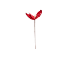 Flor navideña 30cm 2-cs1603-1197 rojo/blanco