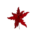 Flor navideña 35cm n23-96 rojo