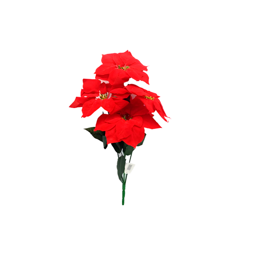 [83920] Flor navideña pascua 50cm 2-cs1602-931 rojo